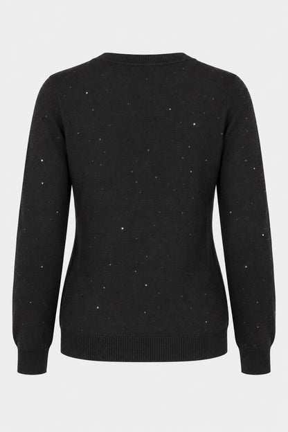 Sequin Knit Crew Jumper