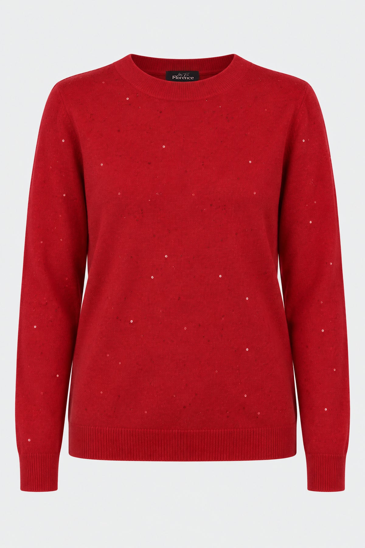 Sequin Knit Crew Jumper