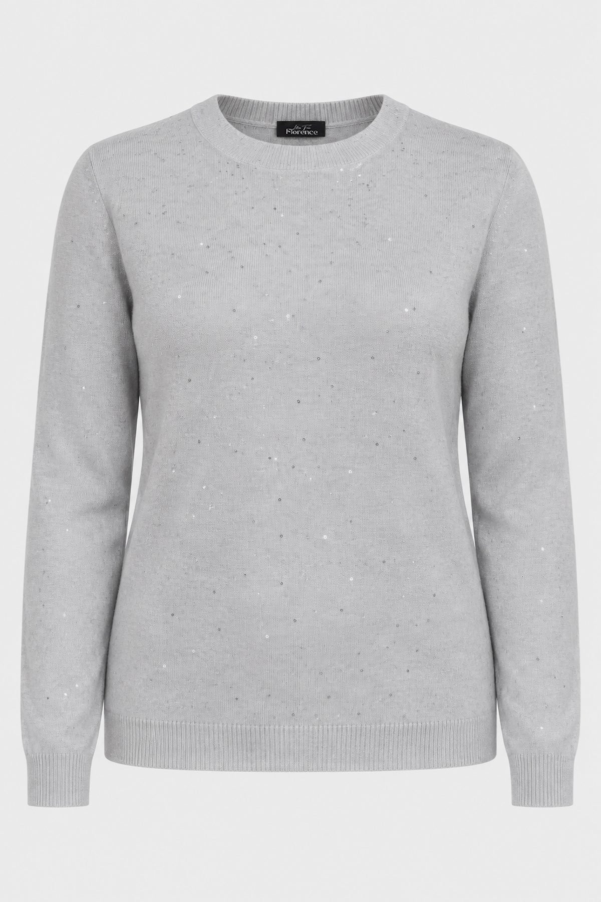 Sequin Knit Crew Jumper