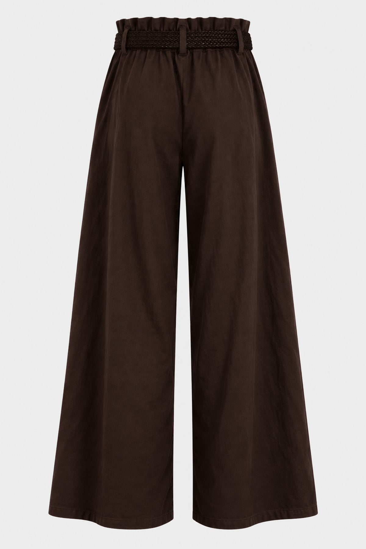 Soft Touch Cotton Wide Leg Trousers