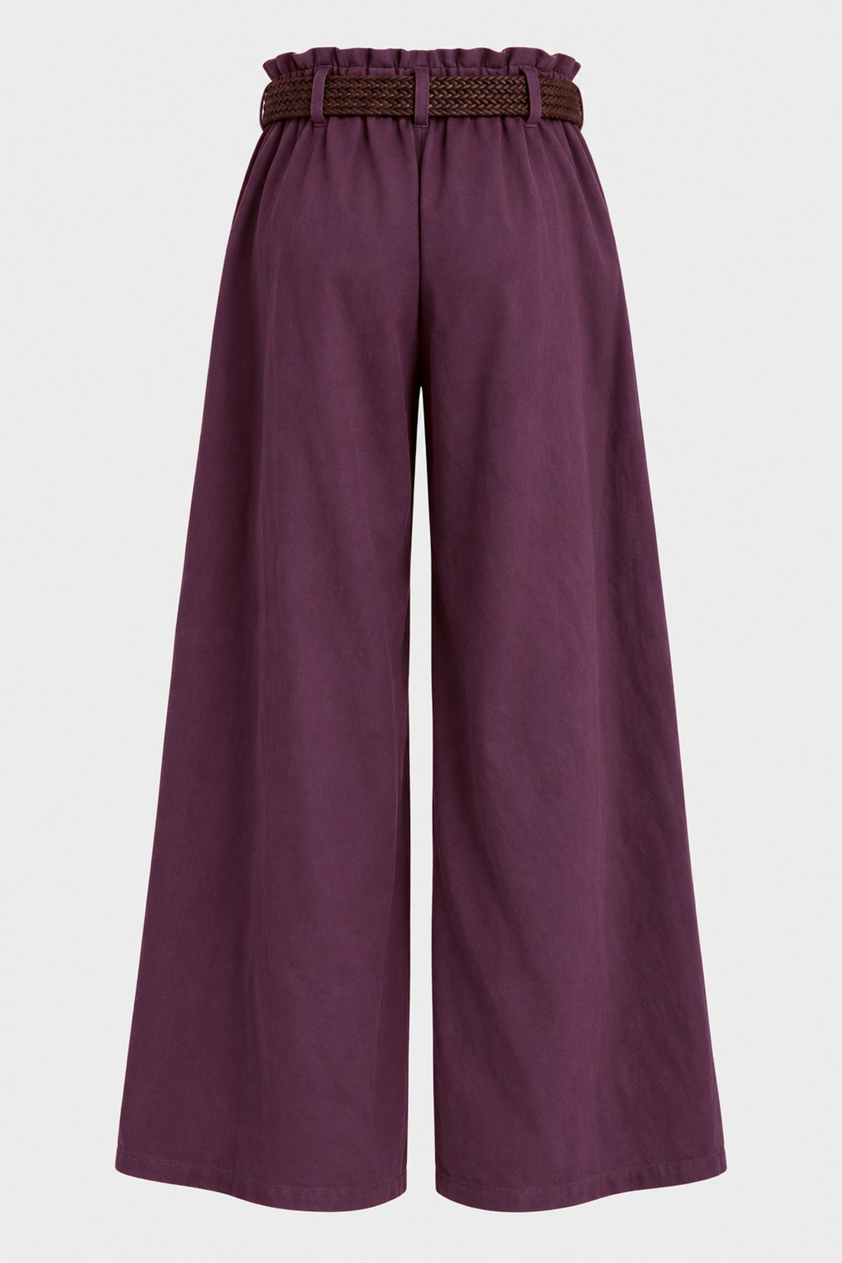 Soft Touch Cotton Wide Leg Trousers
