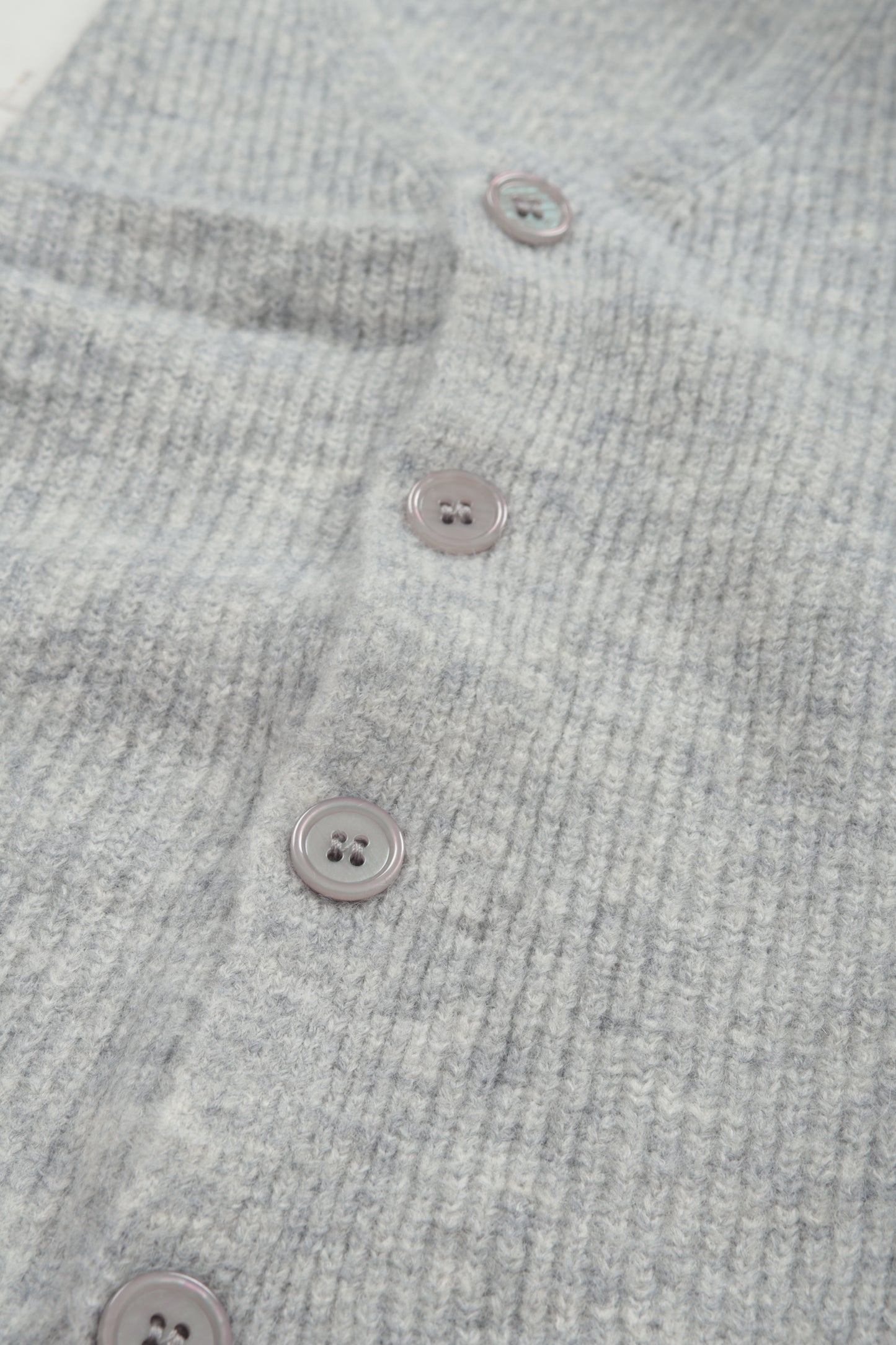 Fluffy Knit Side-Button Vest