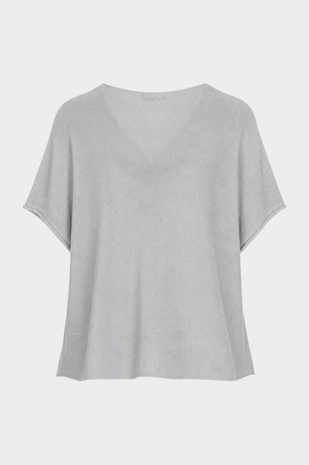 V Neck Cotton Knit Top
