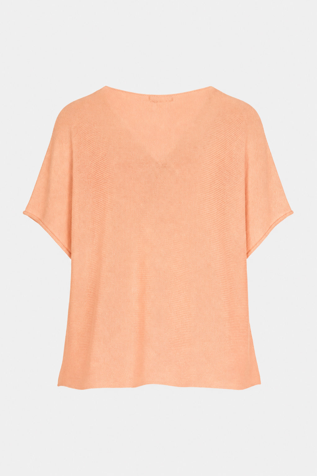 V Neck Cotton Knit Top