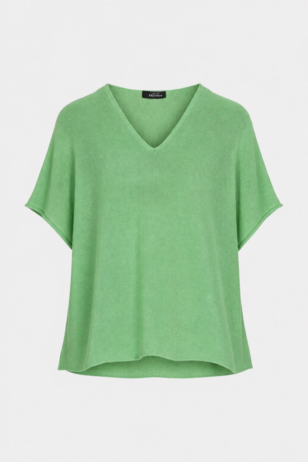 V Neck Cotton Knit Top