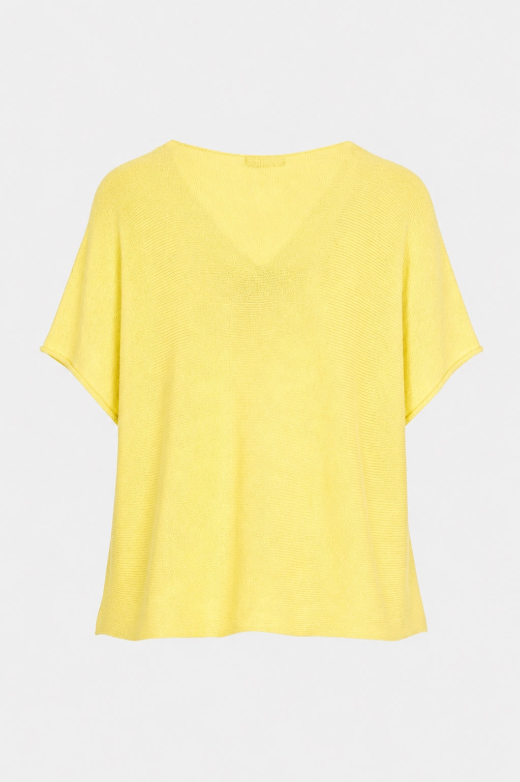 V Neck Cotton Knit Top