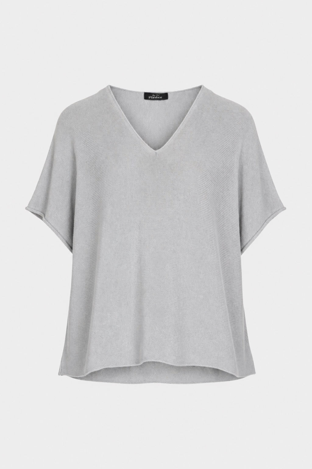 V Neck Cotton Knit Top
