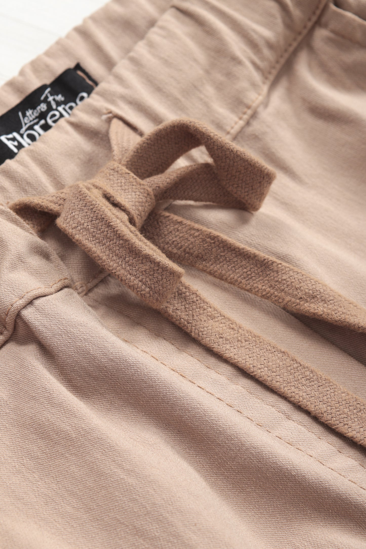 Tie-Waist Stretchy Trousers