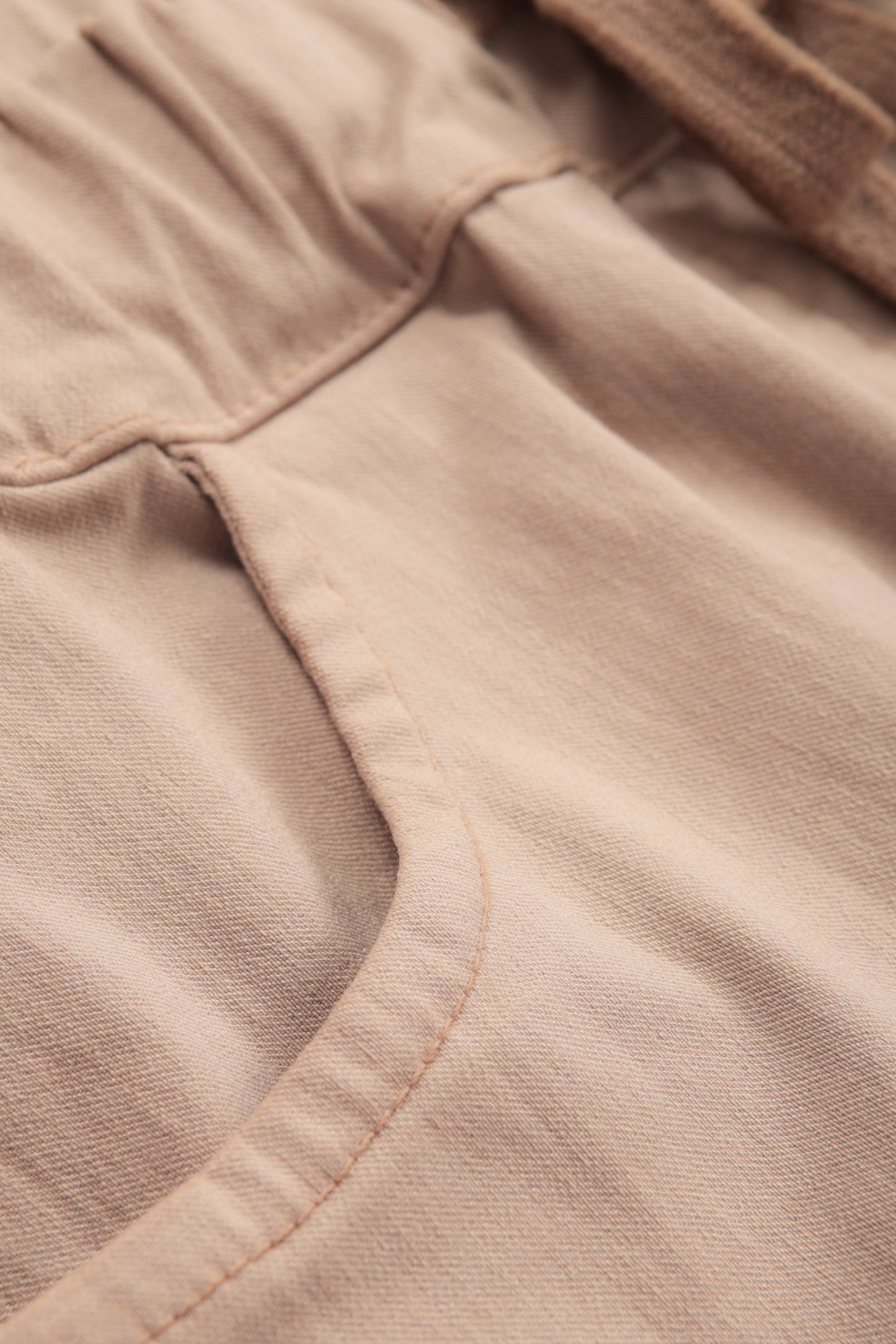 Tie-Waist Stretchy Trousers