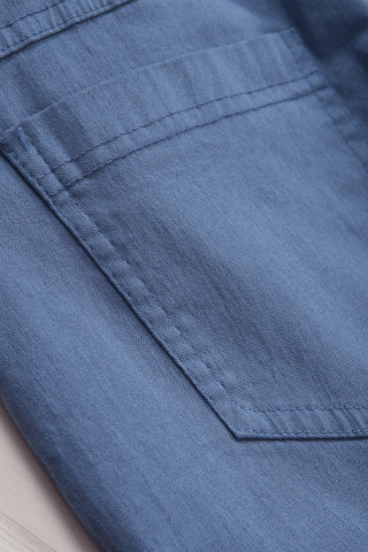 Tie-Waist Stretchy Trousers