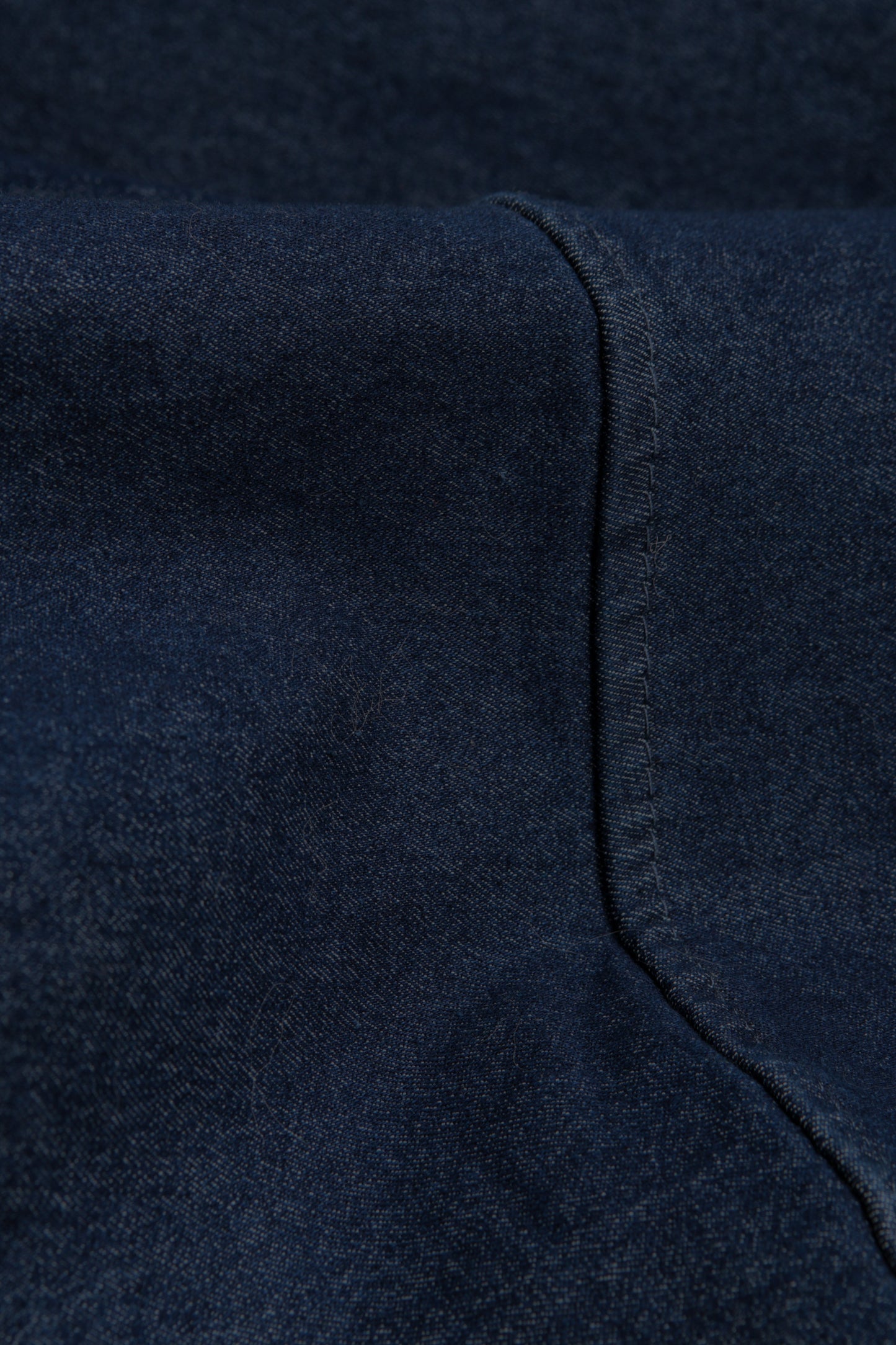 Denim Wide Leg Hem Trouser