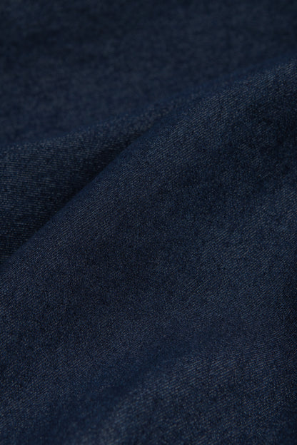 Denim Panel A-Line Skirt