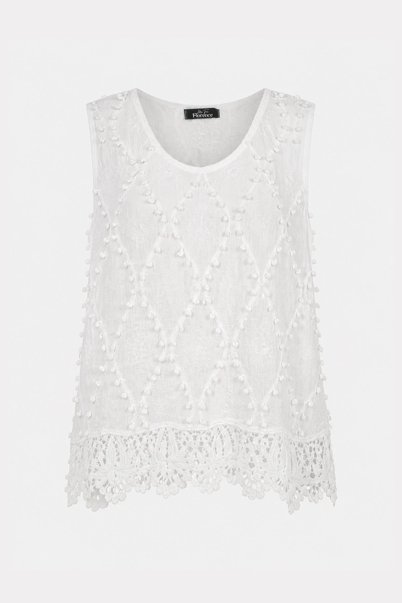 Diamond Lace Vest Top