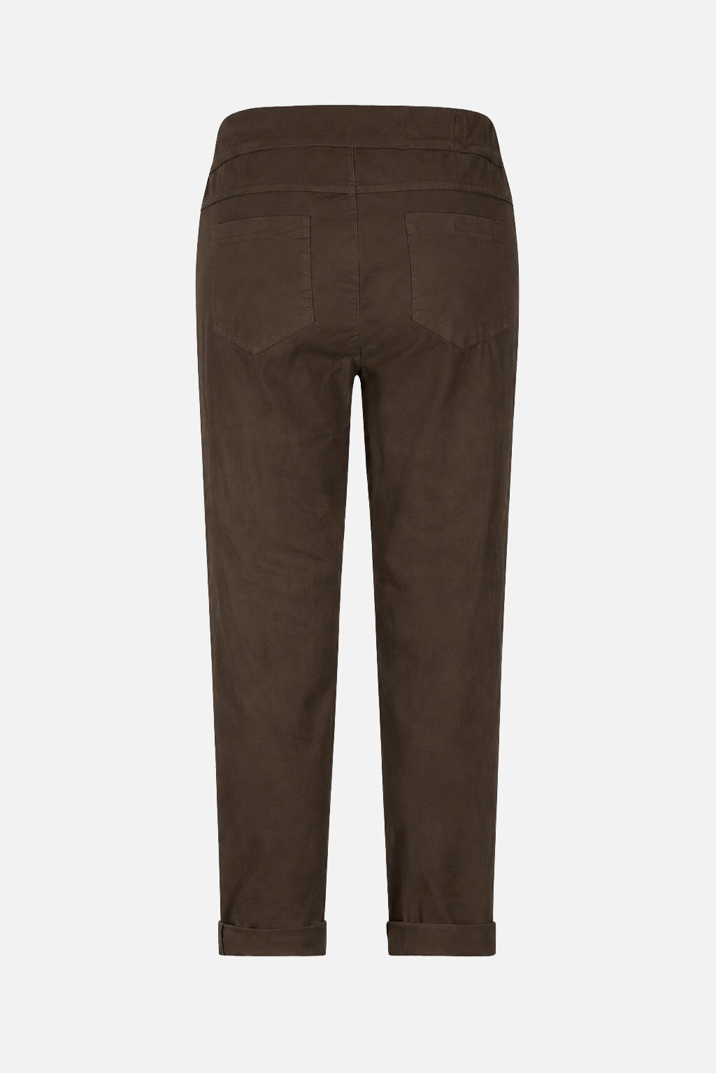 Cotton Straight Tie Waist Trousers