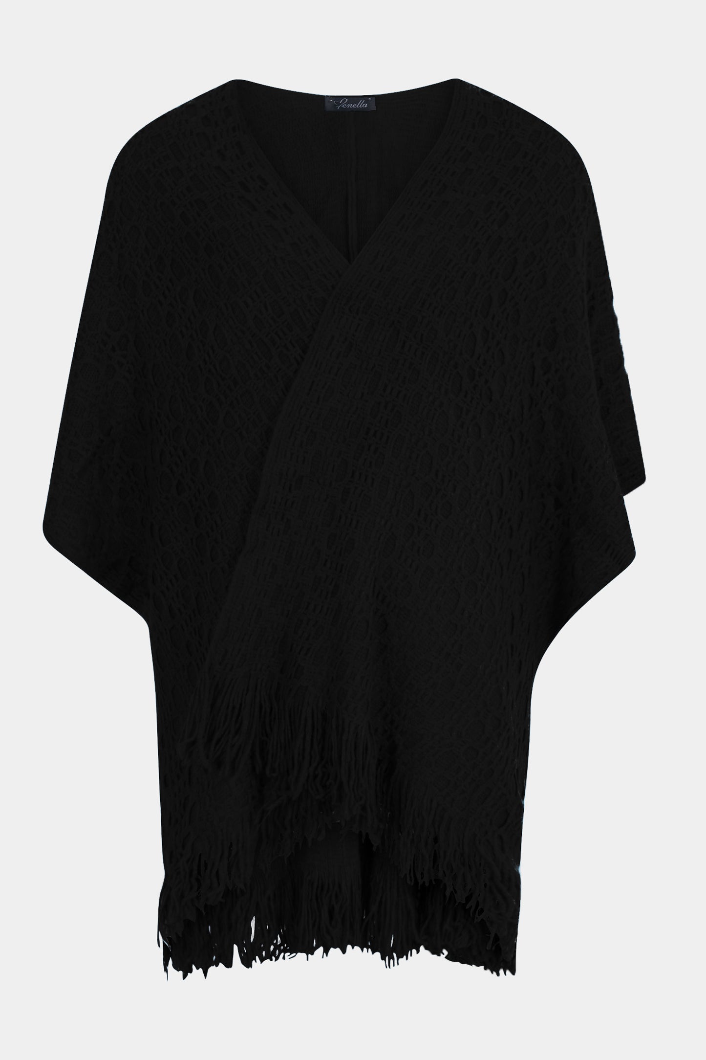 Crochet Knit Wrap - Fenella